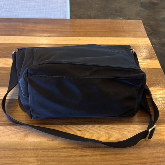 kate spade Black Messenger Bag with Canvas Material and Adjustable Strap - Picture 5 of 5